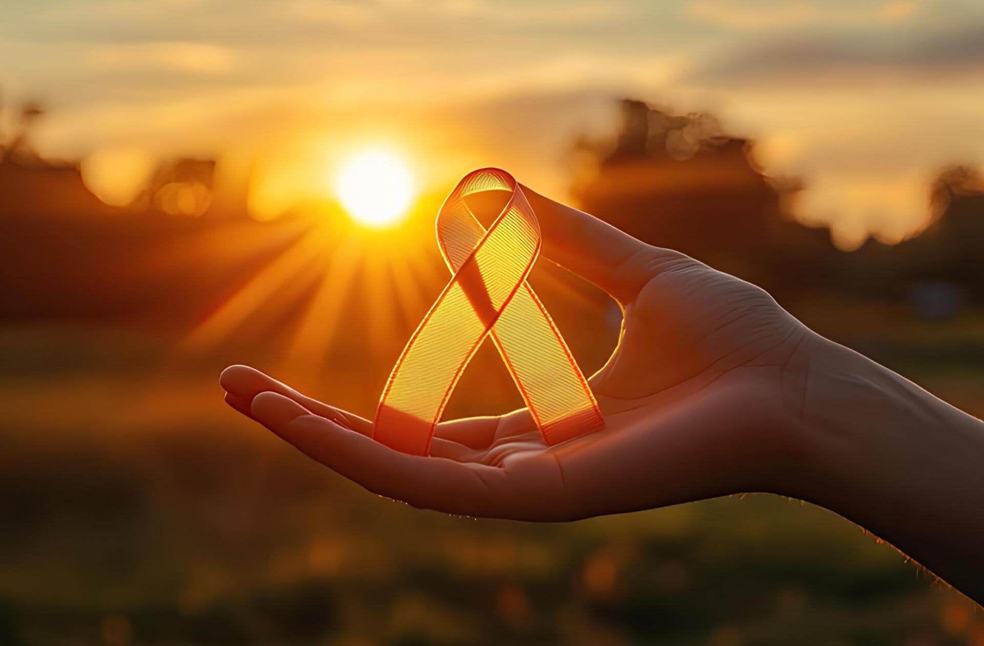 Geel-oranje lintje voor suïcidepreventie – Ik zie jou, jij doet ertoe