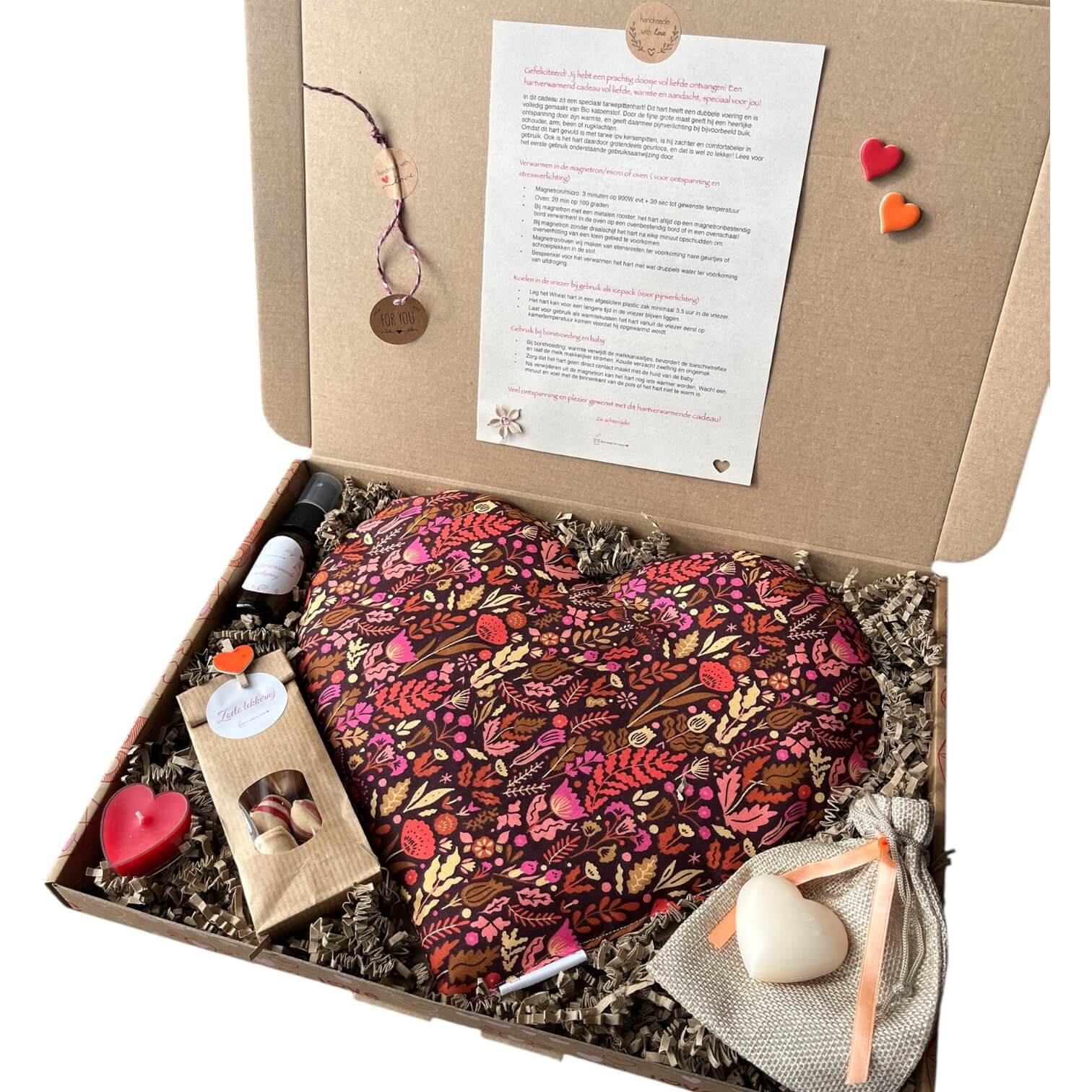 Warme kleuren collectie Doosje vol liefde