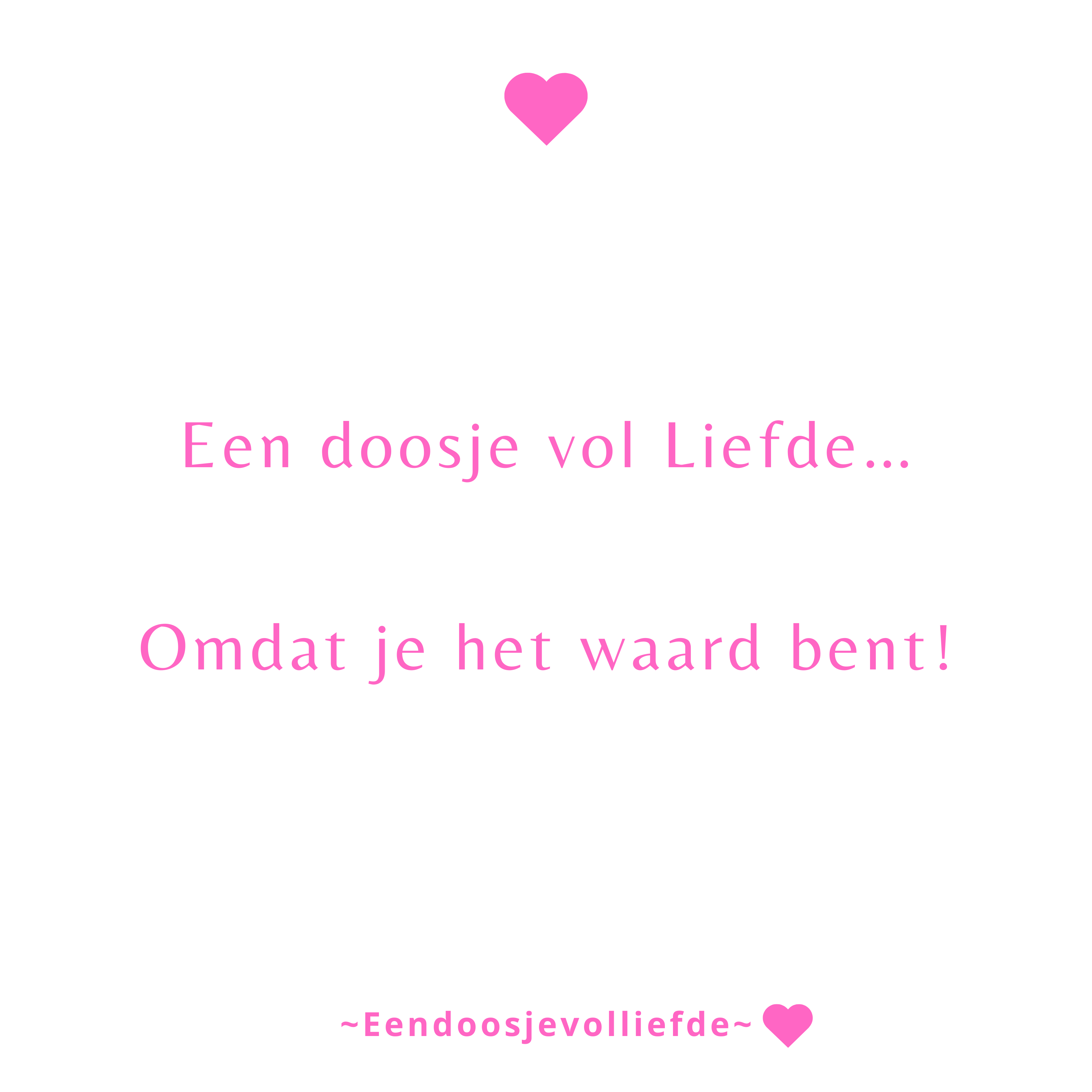 Een doosje vol liefde